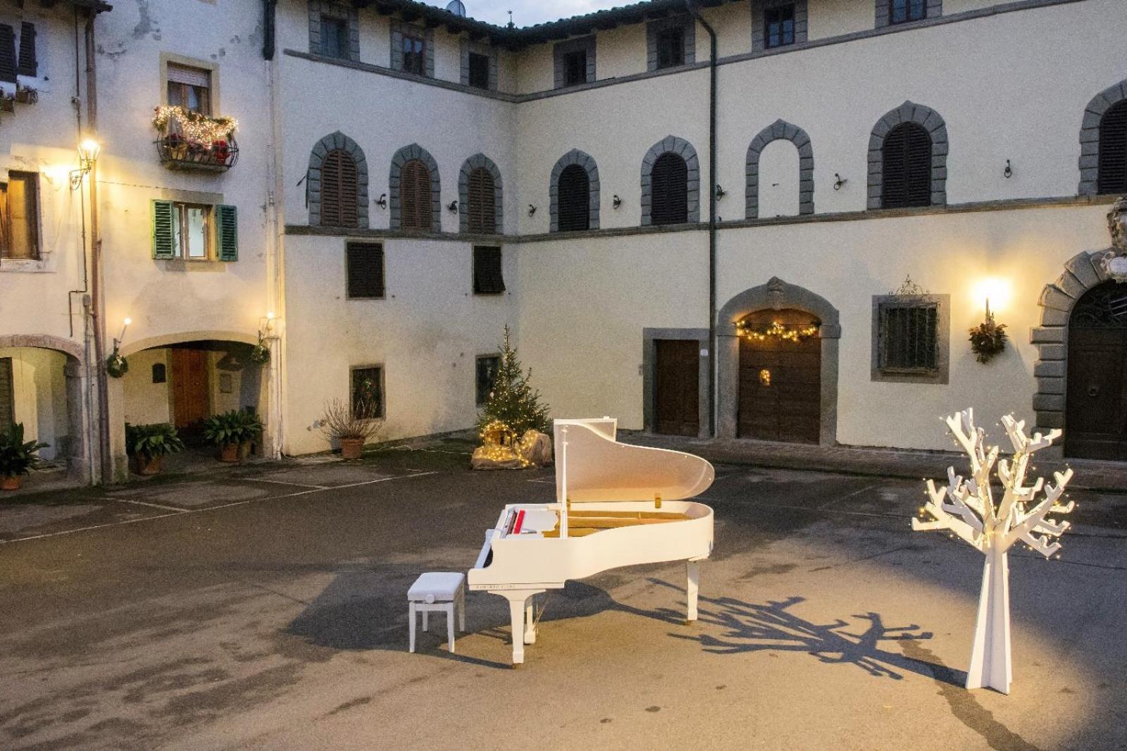 Appartamento Borgo Mezzo Pratovecchio Bagian luar foto